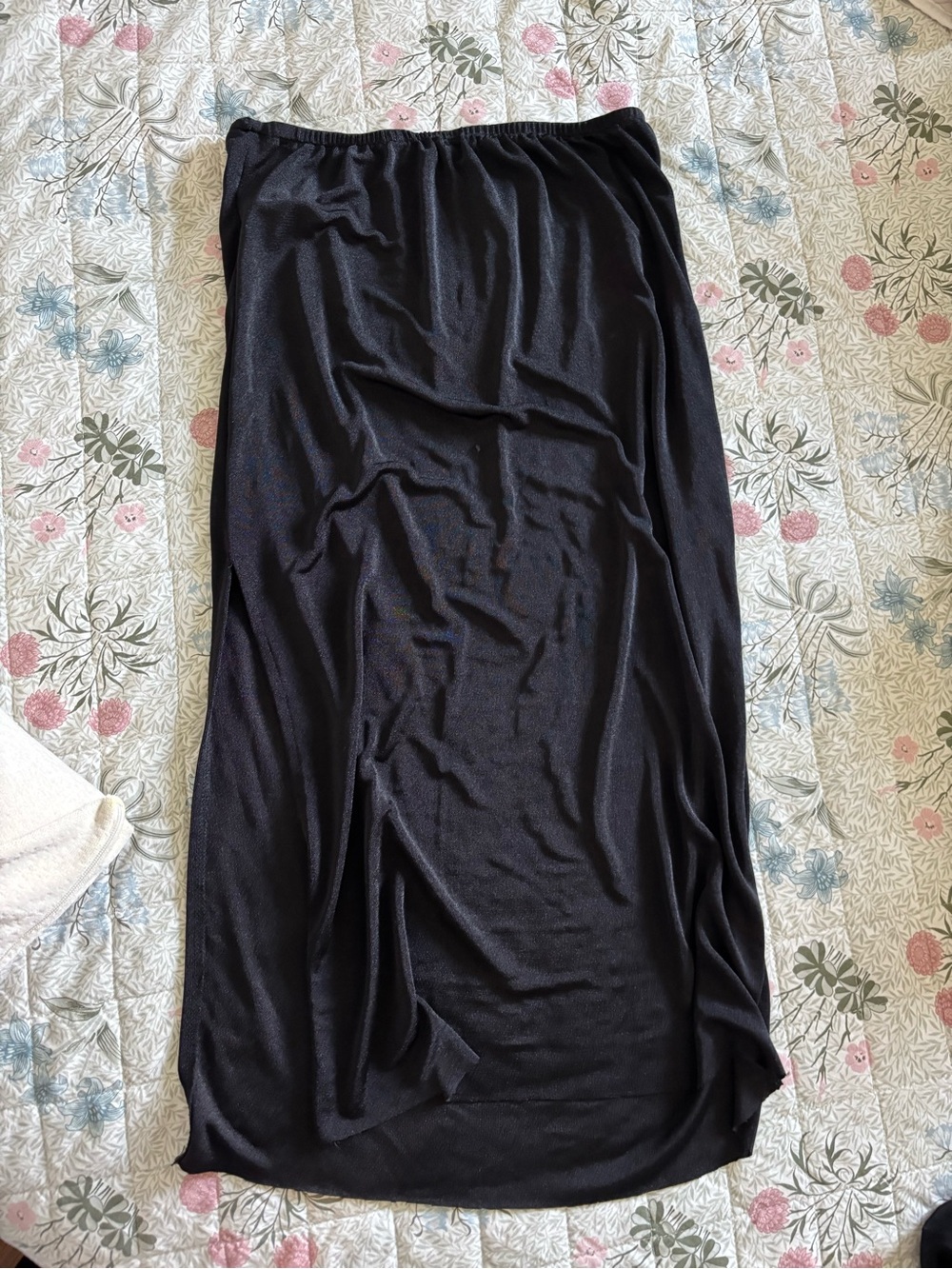 DANIELLE BERNSTEIN Black Mini Skirt with Elastic Waist